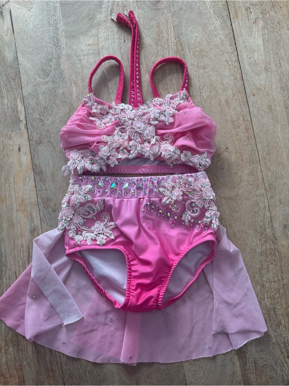 Used Lyrical Dance Glamour Costume. Size CS.